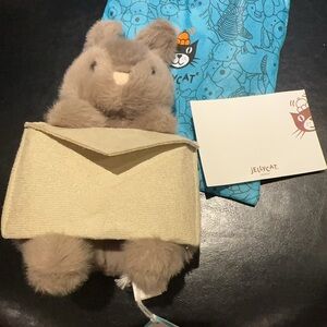 Jellycat Beige Messenger Bunny, Rare